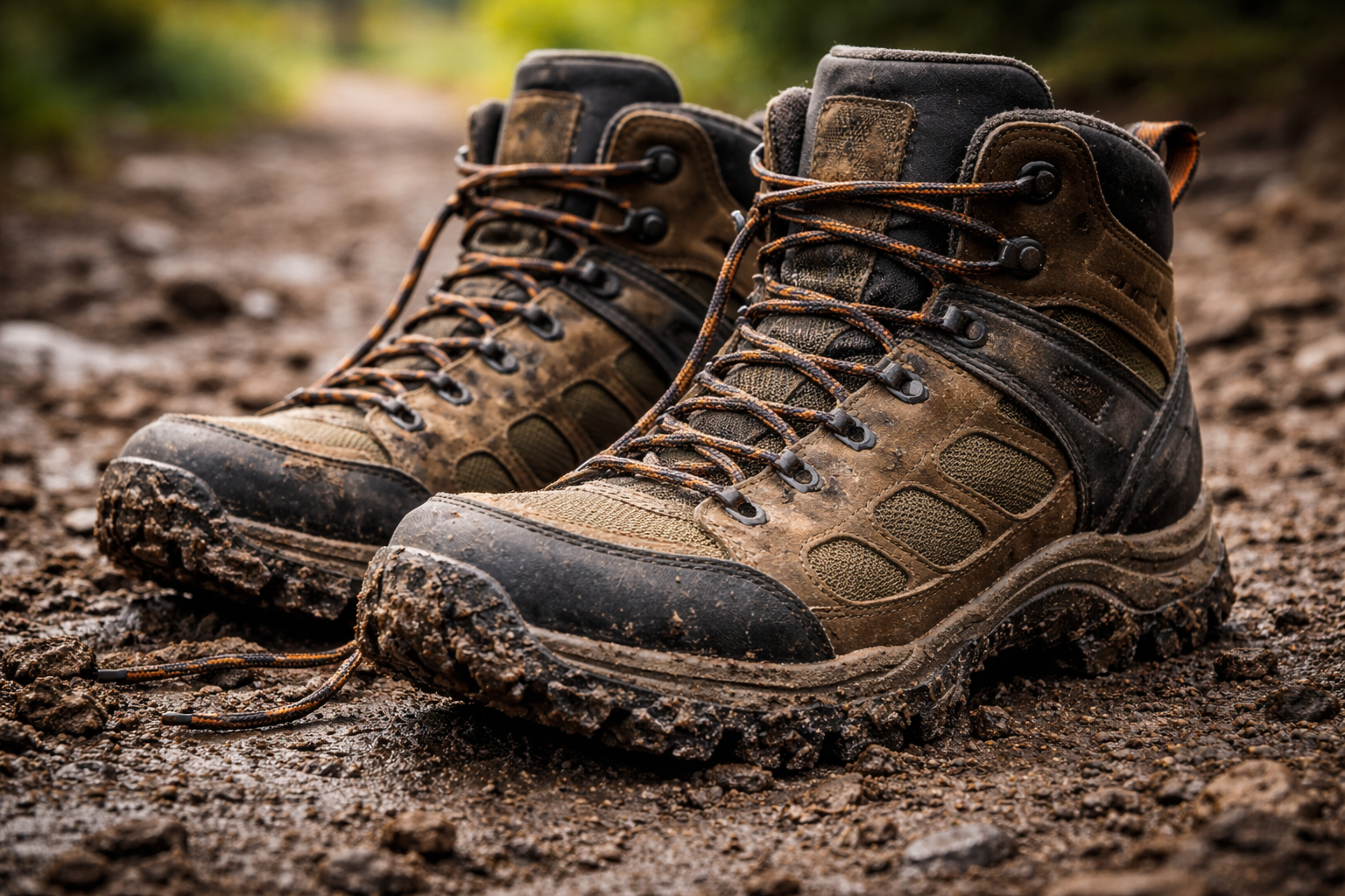 Doğa yürüyüşü ayakkabısı ve ekipman